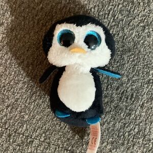 Ty Beanie Boo Baby “Waddles”  Plush Penguin 3” tall